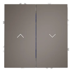 Изображение Выключатель встраиваемый VOLTUM S70 для жалюзи 10А (капучино)