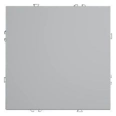 Изображение Проходной переключатель встраиваемый VOLTUM S70 одноклавишный 10А (серый)