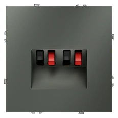 Изображение Розетка акустическая встраиваемая VOLTUM S70 4-местная (титан)